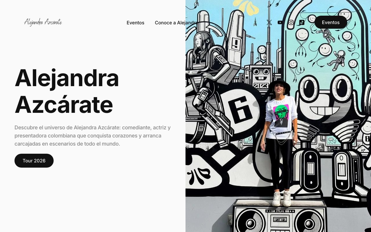 Página web de Alejandra Azcárate
