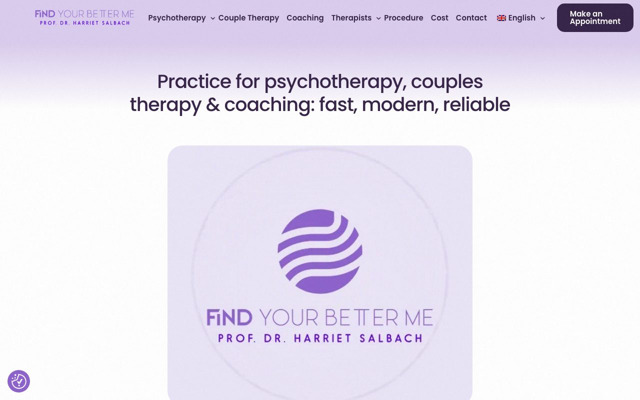 Página web de Find Your Better Me